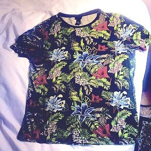3 for $15 Men’s Floral Pocket T-shirt Hawain Tropical